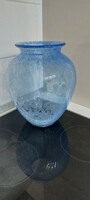 Hatalmas Karcagi repeszett üveg váza
