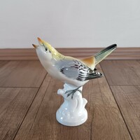 Régi Volkstedt porcelán madár