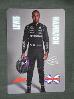 Kártyanaptár,Forma 1,Formula 1,pilota,versenyző, Lewis Hamilton, 2021