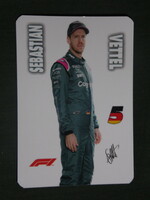 Kártyanaptár,Forma 1,Formula 1,pilota,versenyző, Sebastian Vettel, 2021