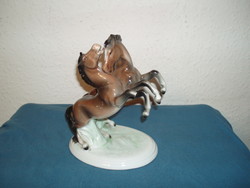 19-Cm! Unterweissbach-rare-crossing horses-in nice condition-according to the pictures