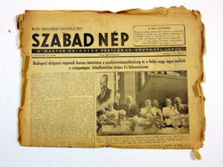 1953 March 9 / free people / birthday newspaper :-) original, old newspaper no.: 26081
