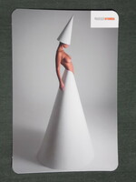 Card calendar, progressive print erotic female nude model, 2021