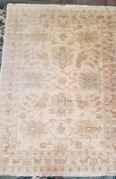 Hand-knotted afghan wool rug