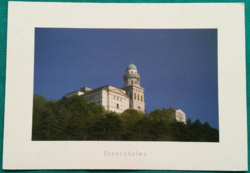Pannonhalma Abbey, Pannonhalma, postal clear postcard