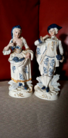 Baroque porcelain couple