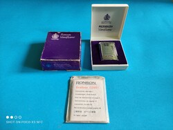 Vintage Ronson Varaflame öngyújtó originál dobozában használati útmutatóval