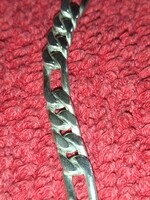 Nehéz 925 Sterling ezüst vintage Mexikói női kézzel készített karkötő karperec