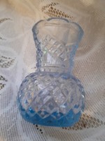 Antique blue small vase