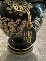 Greek amphora, gilded with 24k gold, hand painted