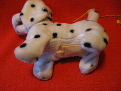 Electric, mechanical Dalmatian dog plush