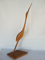 Wood heron bird large size 49 cm