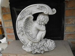 Beautiful 40cm angel statue frost-resistant artificial stone garden decoration or even for a tomb statue