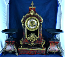 Magnificent, boulle fireplace clock, ca. 1870!!!