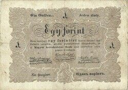 1 forint 1848 Kossuth bankó eredeti állapotban 3.