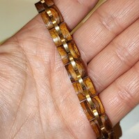 New wong wood/steel bracelet 1/4 price