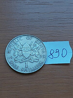 Kenya 1 shilling 1975 mzee jomo kenyatta, copper-nickel #890