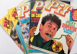 Pif magazine 5 pieces, retro in French! - 1980s