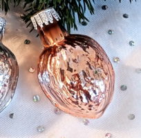 Old Sopron Christmas tree ornament walnut 6-6.5cm 2pc/pc
