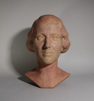 Boldogfa Wolf Sandor, terracotta study head
