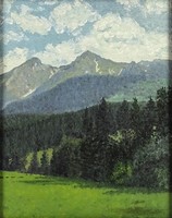 1P188 XX. századi festő : Bélai havasok tátra hegység