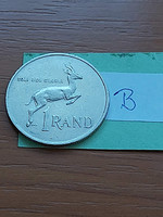 South Africa 1 rand 1988 nickel, wandering antelope #b