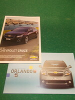 Chevrolet orlado, chevrolet cruze car catalog, car brochure