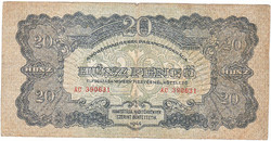 Magyarország 20 pengő  1944 FA