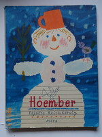 Hóember - kemény lapos, régi képeskönyv Reich Károly rajzaival (1981)