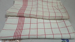 Woven linen tablecloth