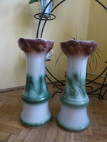 Poppies porcelain postmens, flower stands in pairs. They are beautiful!
