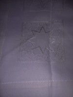 Christmas linen tablecloth