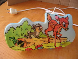 Retro Bambi Disney gyerek lámpa
