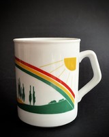 Zsolnay vitrine rainbow mug