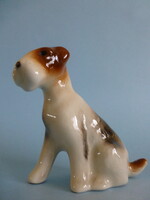 Ritka porcelán fox terrier kutya