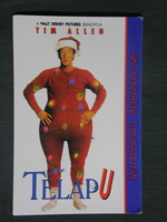 Card calendar, motion picture cinema, intercom, Santa Claus, Tim Allen, 1997