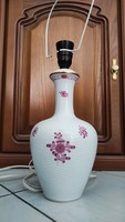 Gold-plated porcelain lamp with Apponyi pattern from Herend