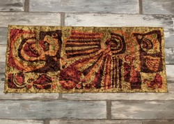 Retro industrial art silk carpet/wall protector
