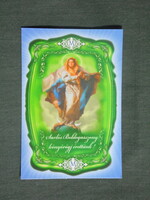 Card calendar, religion, sickle-haired woman, 2010