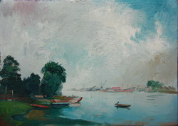 Istókovits Kálmán - Újpesti öböl, 1954