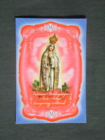 Card calendar, religion, virgin mother, 2010