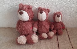 Plush teddy bear figure trio - nici -