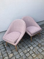Pair of mid-century armchairs renovated!
