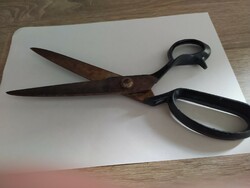 Tailor's scissors, forged iron scissors, antique