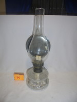 Kerosene lamp with glass tank, mirror - can be hung on the wall
