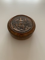 Red copper relief large jewelry holder Lignifer fisherman's bastion Budapest attractions