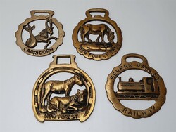Copper horse tool ornaments, per piece