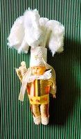 King Louis of France very old Christmas decoration chenille Christmas tree decoration baby sleeping