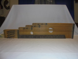 Old zither - folk instrument - Szeged instrument factory 1971