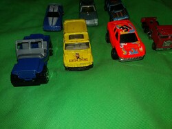 Retro metal traffic goods big toy small car package 7 pcs in one according to the pictures